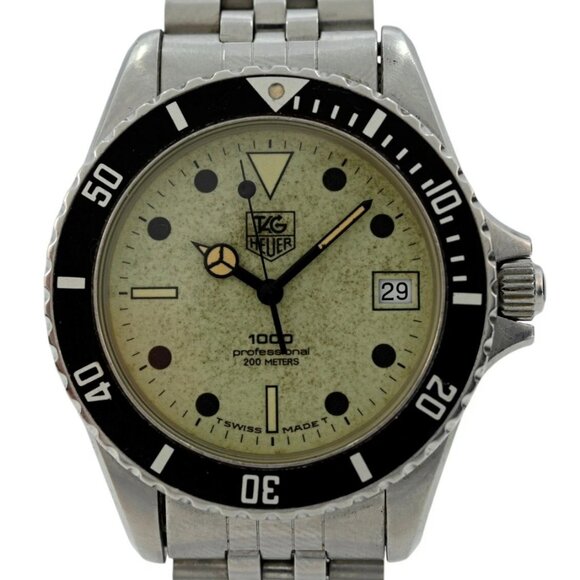 Tag Heuer 37mm Men's Luminous Dial Professional 1000 Series Dive Watch